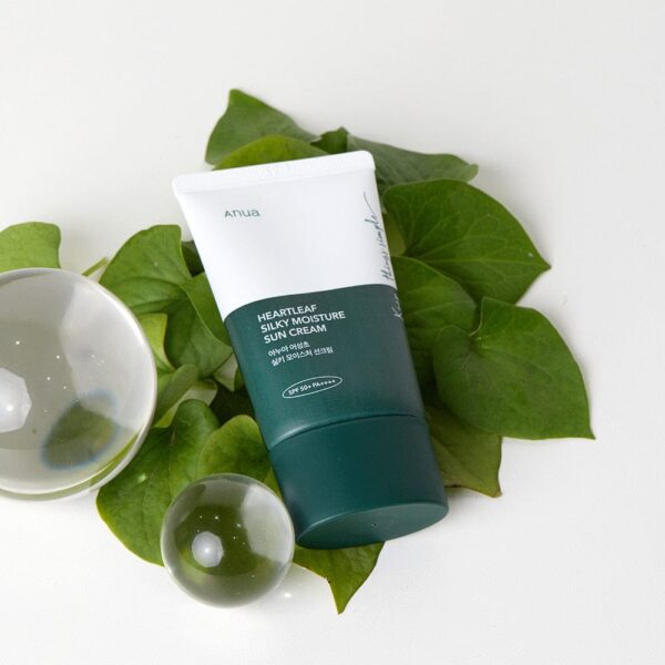 Anua Heartleaf Silky Moisture Sun Cream SPF50+ PA++++ - Image 2