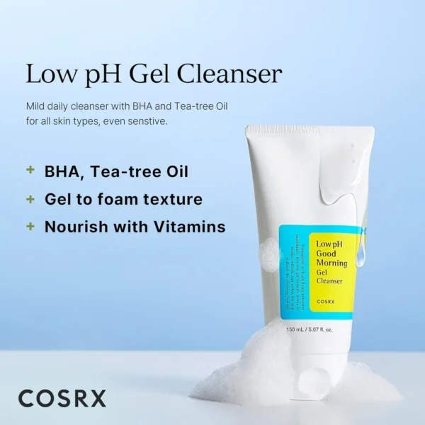 COSRX Low pH Good Morning Gel Cleanser - Image 3